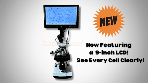 Breeder Binocular Microscope 1000x with LCD screen