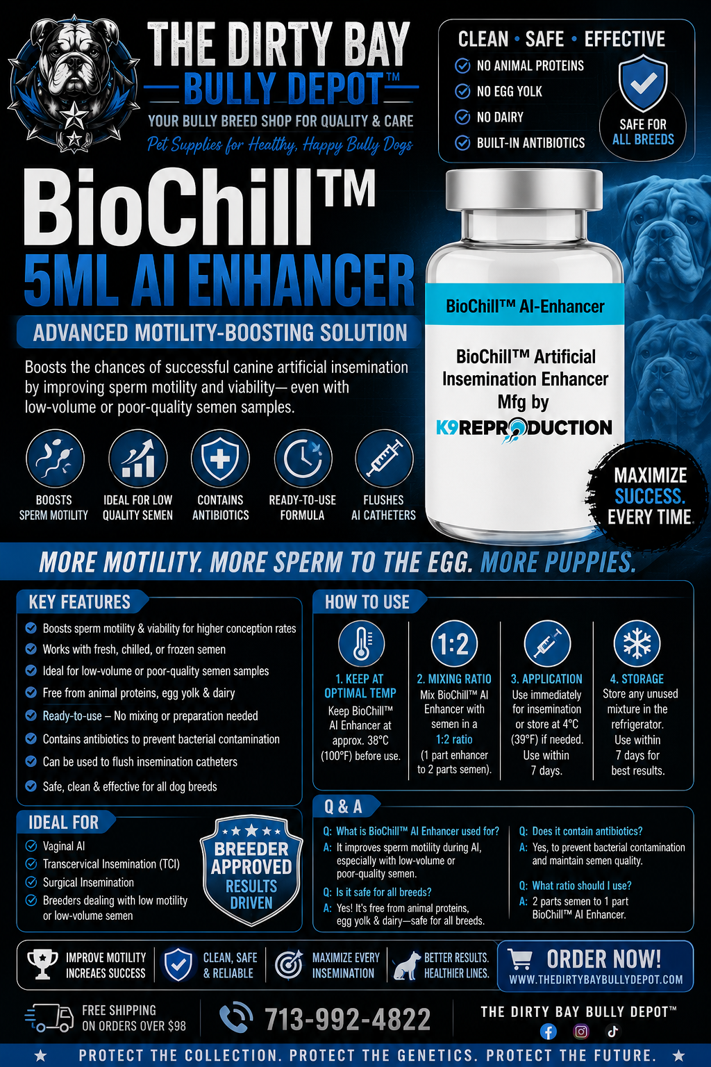 BioChill™ AI Enhancer – 5mL Motility Enhancement Formula