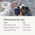 Probiotics and gut health supplement for dogs